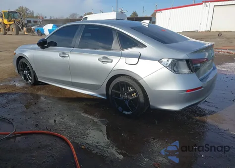 2025 Honda Civic Hybrid Sport/Sport Touring из США, поврежденный, VIN 2HGFE4F86SH309262